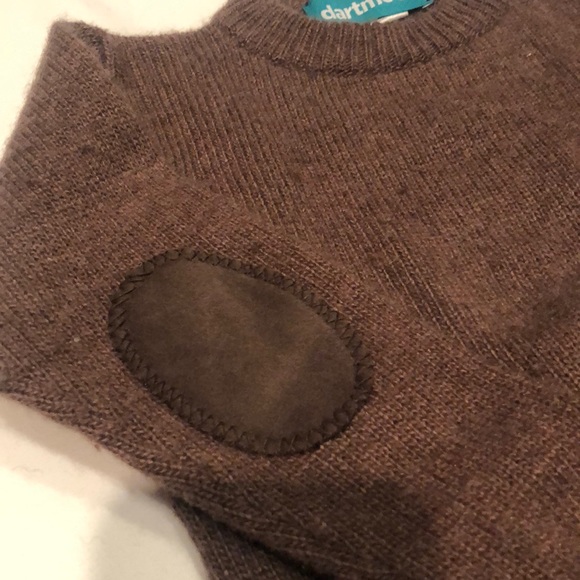 Cashmere baby sweater - elbow patches! - Picture 2 of 3